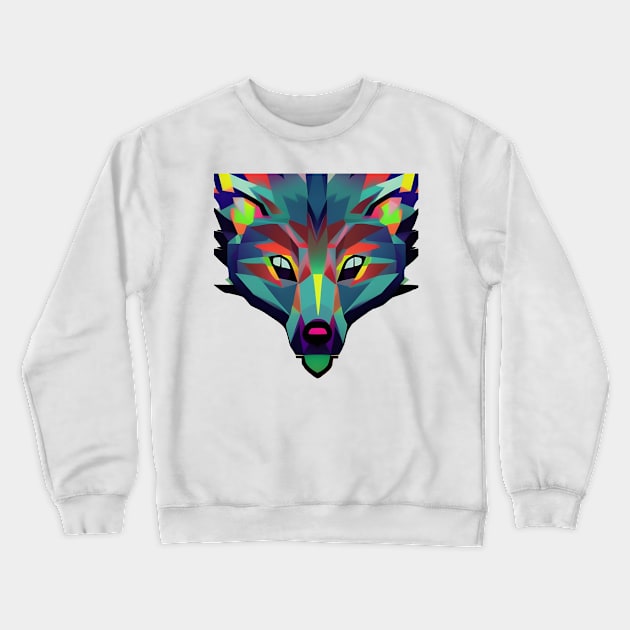 wolf Crewneck Sweatshirt by mdr design
